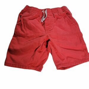 Nautica Boys Red Flat Front Jeans Shorts Size 4
